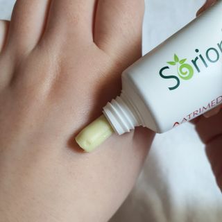 건선/아토/습진/민감성 피부 천연보습진정크림 소리온 크림 & 센시티브 크림 50g — 5점을 준 리뷰어가 2022년 2월 올린 사용 사진