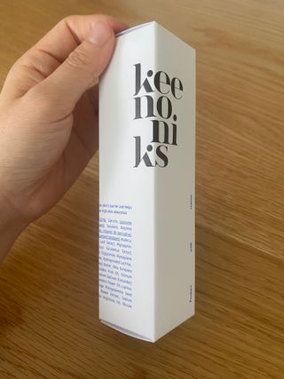 키노닉스 원더 레미디 튜브 보습크림 — 5점을 준 리뷰어가 2021년 8월 올린 사용 사진
