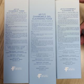 페브유 / FABYOU 페브유 pH5.5 캐모마일 젤 클렌징 폼 + 클렌징 오일 + 토너 3종 세트 — 5점을 준 리뷰어가 2021년 7월 올린 사용 사진