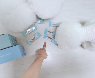 페페로니 2종 세트 클린플러스 덴탈껌 치킨+덕 — 5점을 준 리뷰어가 2021년 8월 올린 사용 사진