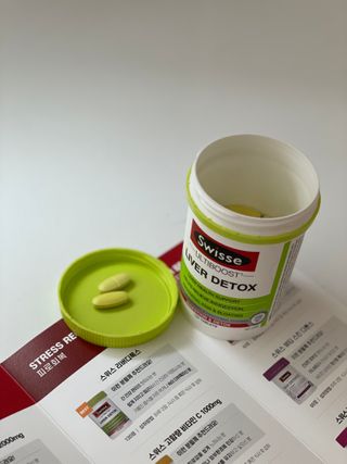Swisse 스위스 리버디톡스 120정 — 5점을 준 리뷰어가 2021년 1월 올린 사용 사진