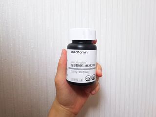 메디타민 원헌드레드 MSM 2000 — 5점을 준 리뷰어가 2021년 4월 올린 사용 사진