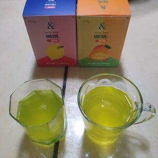 비타앤C 레몬맛, 망고맛 — 5점을 준 리뷰어가 2021년 4월 올린 사용 사진