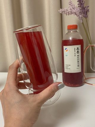 트롯전통식혜 트롯레드비트식혜 1리터 +500리터 — 5점을 준 리뷰어가 2021년 6월 올린 사용 사진
