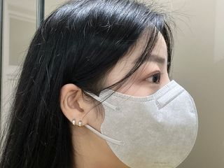 [케이퓨리] 케이퓨리 항균 구리마스크 15매 (대형/중형/키즈) — 3.5점을 준 리뷰어가 2023년 1월 올린 사용 사진
