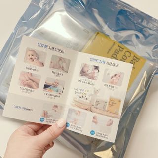 디어엘로디 프리미엄 유기농 유아 솜티슈 40매 3Pack +60매 1Pack 혼합형 — 5점을 준 리뷰어가 2021년 4월 올린 사용 사진