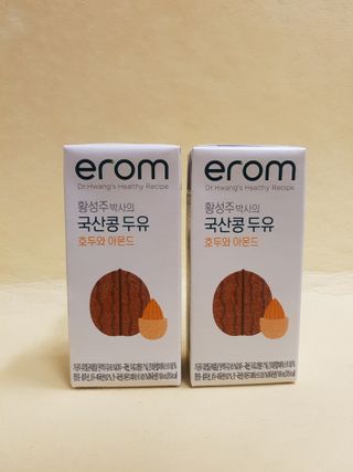 이롬 erom 황성주박사의 국산콩 두유 호두와 아몬드 — 5점을 준 리뷰어가 2020년 12월 올린 사용 사진