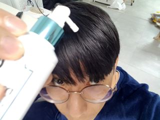 모두발라 탈모집중케어 헤어토닉 — 5점을 준 리뷰어가 2022년 1월 올린 사용 사진