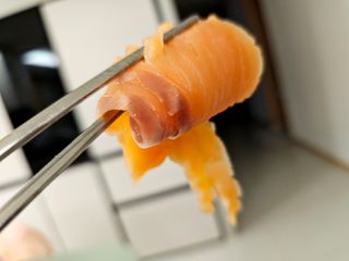 밸런스 다이어트랩 밸다랩 프리미엄 훈제연어 슬라이스 120g — 5점을 준 리뷰어가 2023년 4월 올린 사용 사진