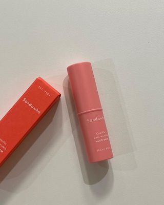 스킨큐어 산다화 카멜리아 안티 링클 멀티밤 — 3점을 준 리뷰어가 2022년 10월 올린 사용 사진