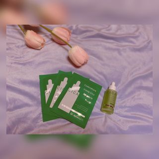 코드네이처 비아미 시카 더블 앰플 과 마스크[5장] — 5점을 준 리뷰어가 2021년 8월 올린 사용 사진