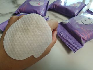 [후르디아] 블루베리 립앤아이 리무버 패드 4개 세트 — 5점을 준 리뷰어가 2021년 7월 올린 사용 사진