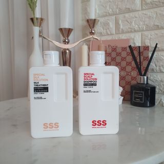 트리플에스 탈모 샴푸 275ml + 실크 트리트먼트 275ml — 5점을 준 리뷰어가 2021년 4월 올린 사용 사진