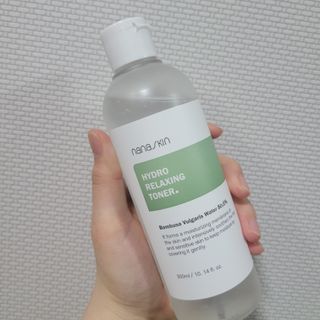 나나스킨 하이드로릴렉싱토너 — 5점을 준 리뷰어가 2021년 4월 올린 사용 사진
