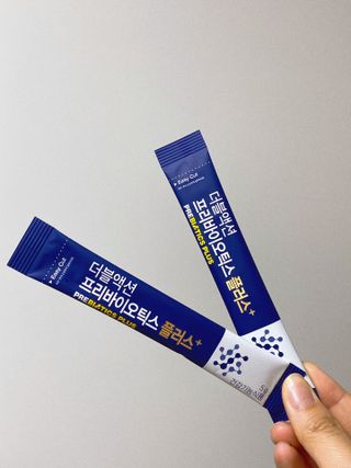 메이준뉴트리 더블액션 프리바이오틱스 플러스+ — 5점을 준 리뷰어가 2021년 6월 올린 사용 사진