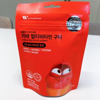 [푸름웰니스] 라바 멀티비타민 구미 36g — 5점을 준 리뷰어가 2022년 1월 올린 사용 사진