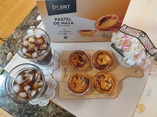 디앙뜨 포르투갈 에그타르트 오리지널 맛+패션후르츠+초콜릿타르트 맛 중 택1 — 4.5점을 준 리뷰어가 2021년 8월 올린 사용 사진