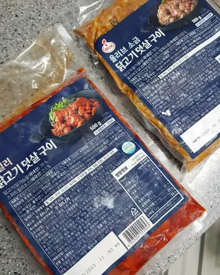 (주)마니커 마니커 닭고기 덧살구이 2종(올리브소금&핫칠리) [냉동 500g] — 5점을 준 리뷰어가 2022년 11월 올린 사용 사진