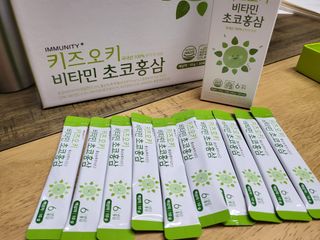 [이뮤니티플러스]우리아이 면역오키, 건강오키 _ 키즈오키 비타민초코홍삼 10포 1box — 5점을 준 리뷰어가 2022년 5월 올린 사용 사진
