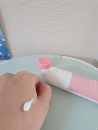 화이트리 채움 베리어 로션, 베리어 크림 세트 — 5점을 준 리뷰어가 2021년 1월 올린 사용 사진