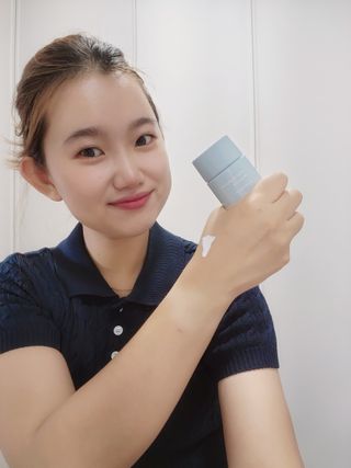 아이레시피 마일드 히알루로닉 모이스트 업 선스크린 SPF50+ PA++++ — 5점을 준 리뷰어가 2023년 7월 올린 사용 사진