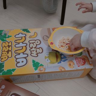씨알푸드 뽀로로 시리얼 3종 — 5점을 준 리뷰어가 2022년 2월 올린 사용 사진