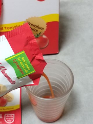 제이제이바이오 더단마토 프리미엄주스 100ml 30팩입 - 무설탕 스테비아 토마토즙 — 5점을 준 리뷰어가 2021년 11월 올린 사용 사진