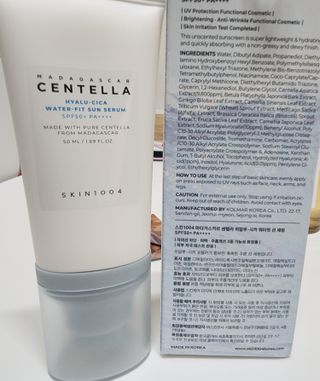 [스킨1004] 마다가스카르 센텔라 히알루-시카 워터핏 선세럼 50ml — 5점을 준 리뷰어가 2024년 5월 올린 사용 사진