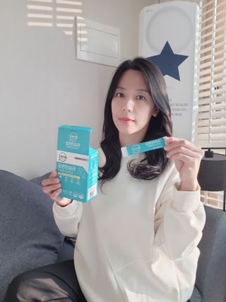 [유산균] 오마이락 장편한습관 프로바이오틱스 30P — 5점을 준 리뷰어가 2022년 11월 올린 사용 사진