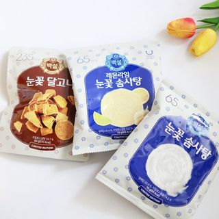 딜라이트 프로젝트  달콤한 눈꽃 간식세트( 눈꽃 솜사탕 / 레몬라임 솜사탕 / 달고나 총 7EA+스마트톡 증정) — 4.5점을 준 리뷰어가 2022년 5월 올린 사용 사진
