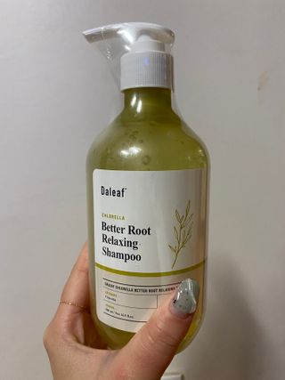 달리프 클로렐라 베러 루트 릴렉싱 샴푸 500ml — 5점을 준 리뷰어가 2021년 5월 올린 사용 사진