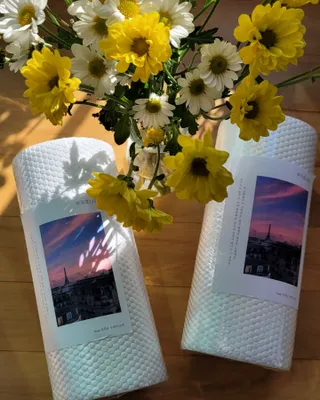 부직포나라 중금속유해물질ZERO 뜯어쓰는 주방 일회용수세미 60매 2매 — 5점을 준 리뷰어가 2022년 11월 올린 사용 사진