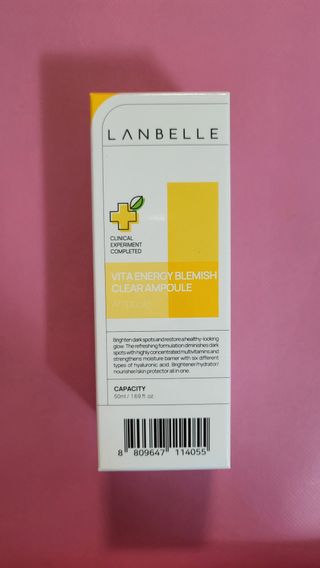랑벨 비타 에너지 잡티 앰플 50ml 고농축 비타민, 저자극, 수분 촉촉, 미백 앰플 — 5점을 준 리뷰어가 2022년 4월 올린 사용 사진