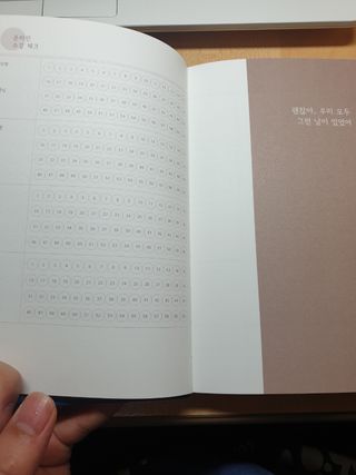 응원과 위로가 필요한 당신에게  리훈 하고싶은말 스터디 플래너 — 5점을 준 리뷰어가 2021년 3월 올린 사용 사진