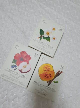 딜라이트 프로젝트 블렌딩티 우엉호박티, 히비후르츠티, 쟈스민캐모티 — 5점을 준 리뷰어가 2021년 7월 올린 사용 사진
