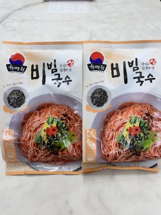 [한면원] 비빔국수 2인분 — 4.5점을 준 리뷰어가 2022년 8월 올린 사용 사진
