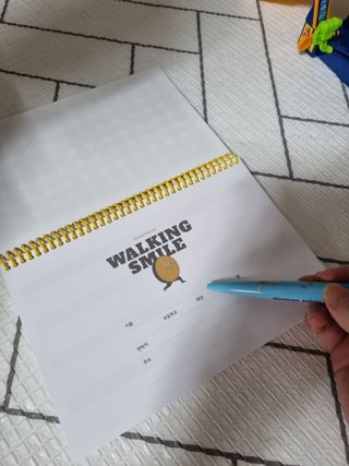 리훈 차일드라이크 워킹스마일 초등학생 스터디 플래너 — 5점을 준 리뷰어가 2022년 3월 올린 사용 사진