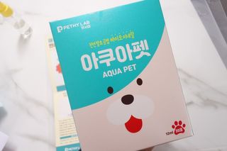 펫시랩 반려견용 액상 프리바이오틱스 아쿠아펫 — 5점을 준 리뷰어가 2021년 1월 올린 사용 사진
