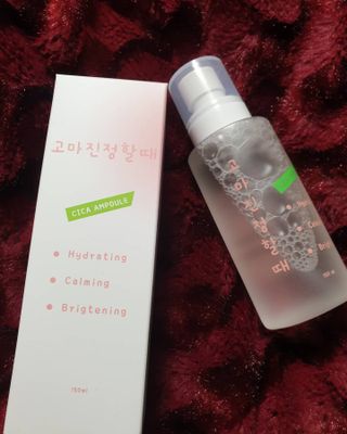 [시카앰플] 묘오한 고마진정할때 진정 스프레이 앰플 150ml — 5점을 준 리뷰어가 2021년 3월 올린 사용 사진