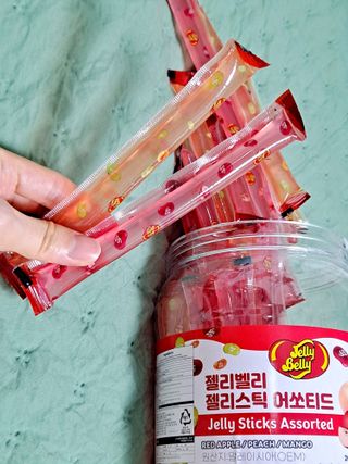 젤리벨리 젤리스틱 어쏘티드 900g — 5점을 준 리뷰어가 2022년 9월 올린 사용 사진