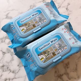 햅스 세균없는 주방 대형 2팩, HAPS sanitizer wipe — 5점을 준 리뷰어가 2021년 12월 올린 사용 사진