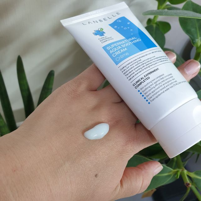 랑벨 수퍼내츄럴 아쿠아 수딩 크림 100ml 리뷰 사진