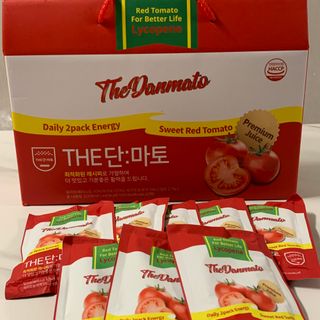 제이제이바이오 더단마토 프리미엄주스 100ml 30팩입 - 무설탕 스테비아 토마토즙 — 5점을 준 리뷰어가 2021년 11월 올린 사용 사진