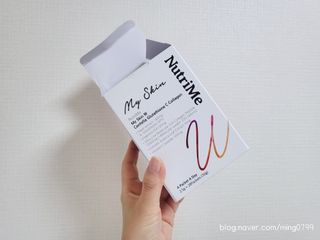 뉴트리미 마이스킨W 센텔라글루타치온C콜라겐 28포 — 5점을 준 리뷰어가 2023년 3월 올린 사용 사진