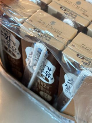 [구매평]덴마크 소화가 잘되는 우유로 만든 초코, 190ml, 24개 — 5점을 준 리뷰어가 2025년 2월 올린 사용 사진