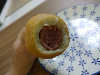 오마뎅 한우핫도그 — 5점을 준 리뷰어가 2021년 5월 올린 사용 사진