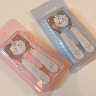 유비맘 스푼포크 케이스 세트 1+1 _컬러랜덤 발송 — 5점을 준 리뷰어가 2021년 3월 올린 사용 사진