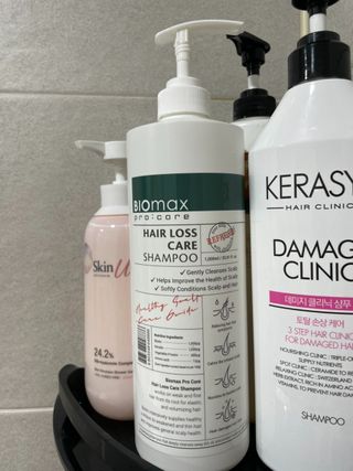 [바이오맥스] 프로코어 탈모완화샴푸 1000ml — 5점을 준 리뷰어가 2022년 8월 올린 사용 사진