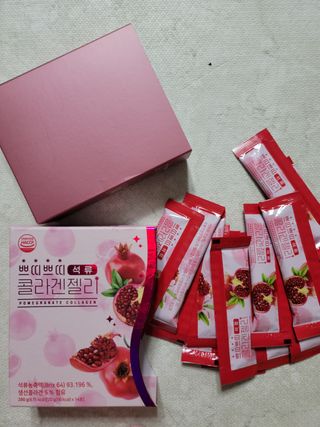 헬스업_쁘띠쁘띠석류콜라겐젤리_20g x 14포 — 5점을 준 리뷰어가 2021년 2월 올린 사용 사진