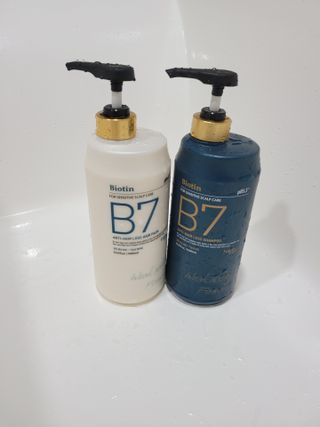 [포레스트스토리] B7 안티 헤어로스 샴푸1,000ml + 헤어팩 1,000ml — 5점을 준 리뷰어가 2021년 3월 올린 사용 사진